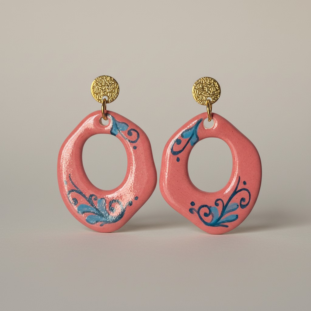orecchini-earrings-grottega-laterza-puglia-ceramic-organico-warm-pink-