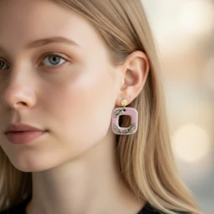 orecchini-earrings-grottega-laterza-puglia-ceramic-quadrato-pink