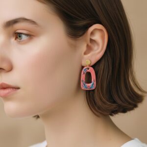 orecchini-earrings-grottega-laterza-puglia-ceramic-rettangolo-warm-pink