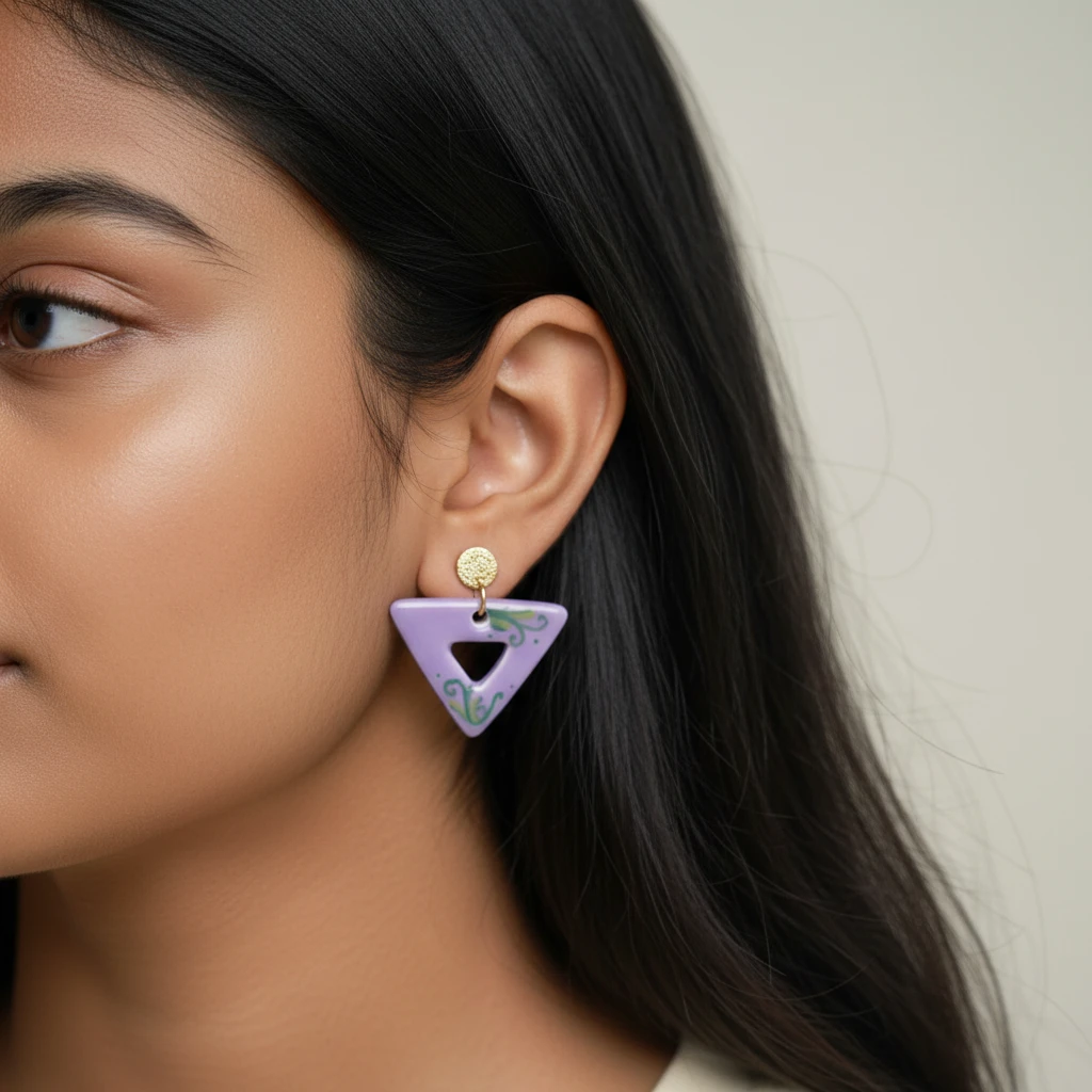 orecchini-earrings-grottega-laterza-puglia-ceramic-triangoli-viola