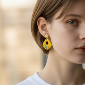 orecchini-earrings-grottega-laterza-puglia-ceramic-goccia-yellow